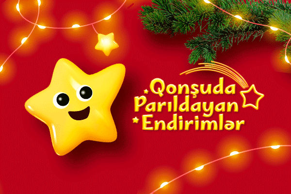 Qonşuda parıldayan endirimlər